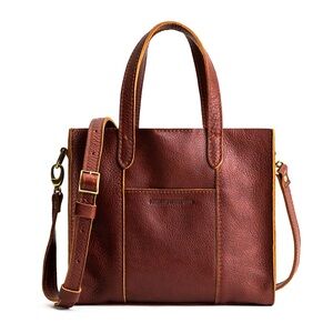 Portland Leather Goods Lola Tote Pebbled Leather Bag